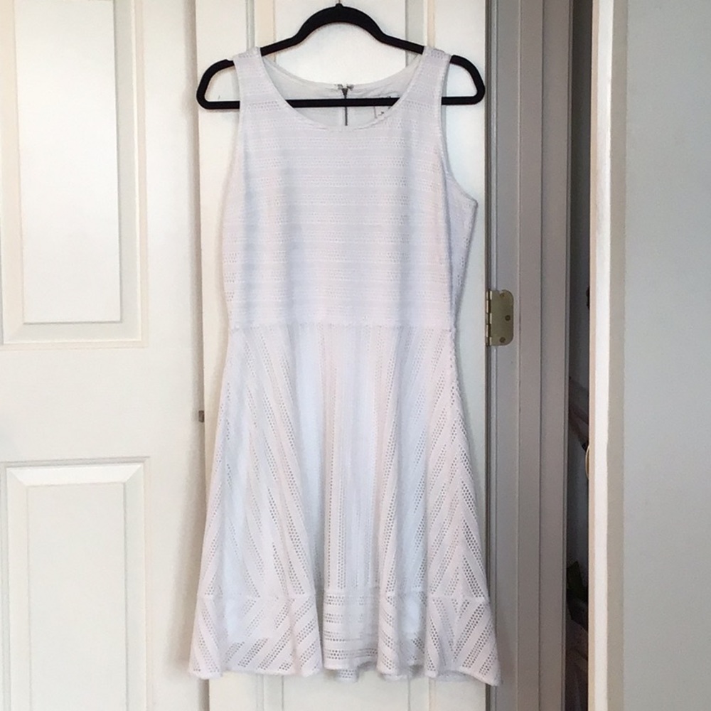 White House Black Market - White Knit Dress